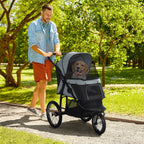 Foldable Pet Stroller for Small & Medium Dogs — Portable Outdoor Travel Carrier