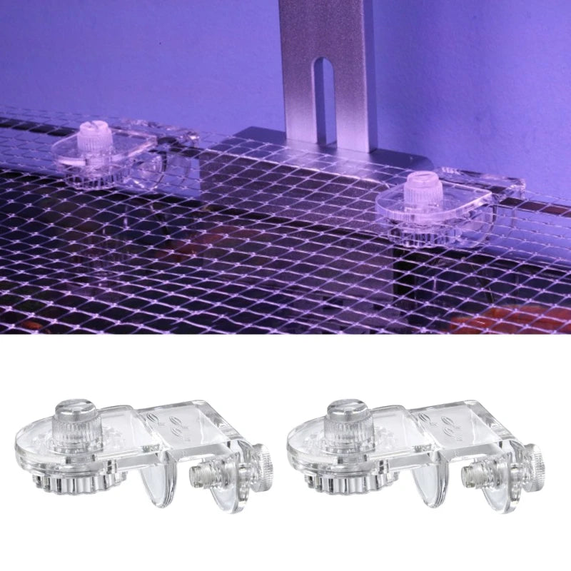 Aquarium Anti-Jump Net Cover Clamp Holder Clips