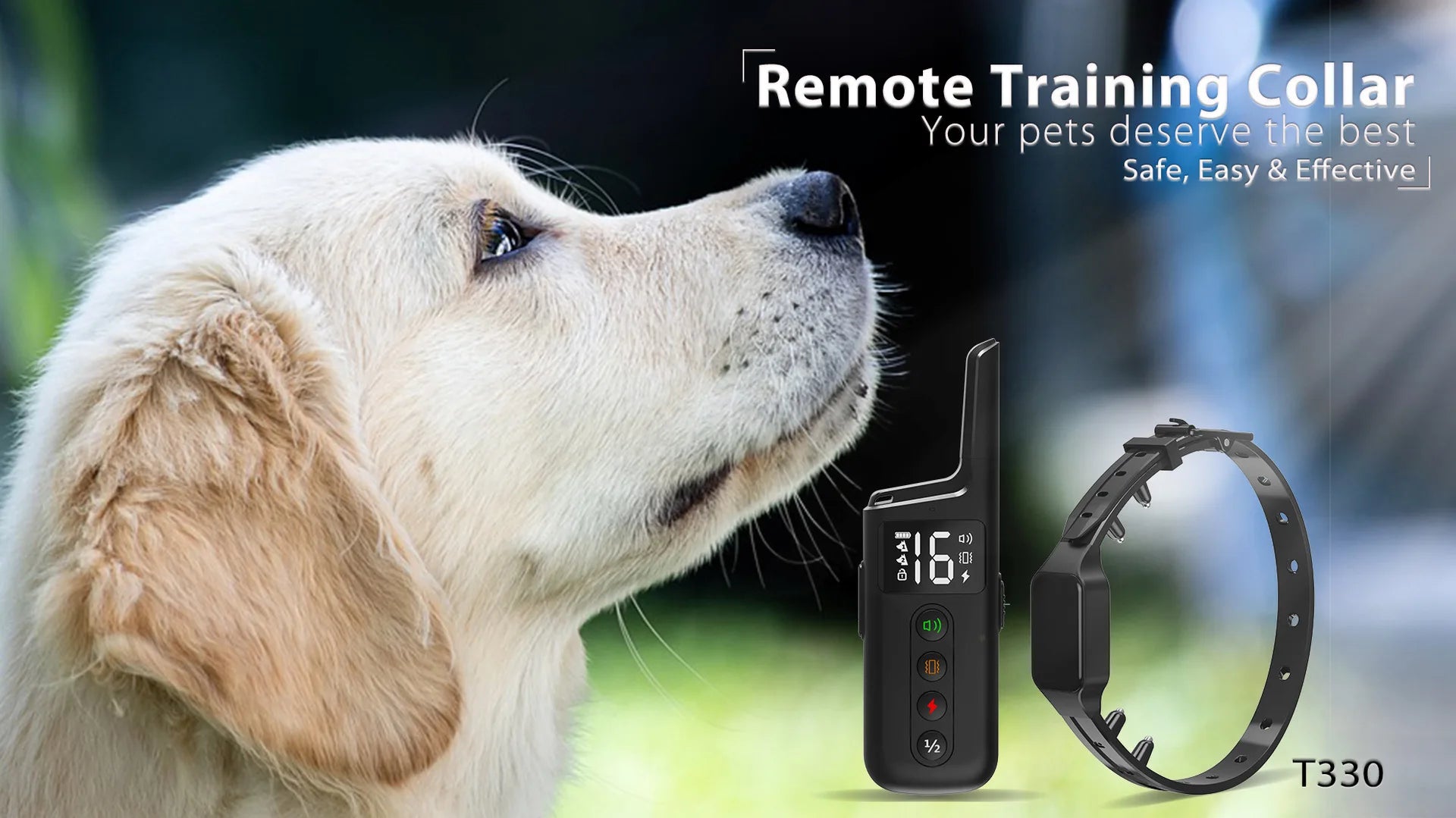 Long-Range Dog Training Collar (500m)