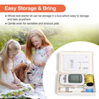 Pet Blood Glucose Monitor Kit for Dogs & Cats - Pain-Free No-Coding System