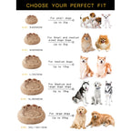 Fluffy Plush Winter Pet Bed Basket