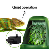 Reptile Drinking Water Fountain — Filtered Flowing Water Dispenser