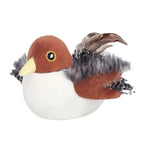 Flapping Sparrow Cat Toy — Rechargeable Chirping Bird Simulator
