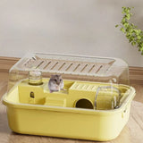 Chew-Proof Hamster Cage — Large Acrylic Habitat with Openable Top