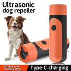 Mini Ultrasonic Dog Repeller & Anti-Bark Training Device - Long-Distance Outdoor