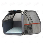 Foldable 2-in-1 Rolling Pet Carrier Backpack with Wheels