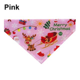Christmas Santa Claus Bandana Bib Collar for Dogs & Cats