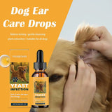 Hypoallergenic Ear Drops for Dogs — Yeast Relief, Wax Dissolving & Anti-Itch, 60ml