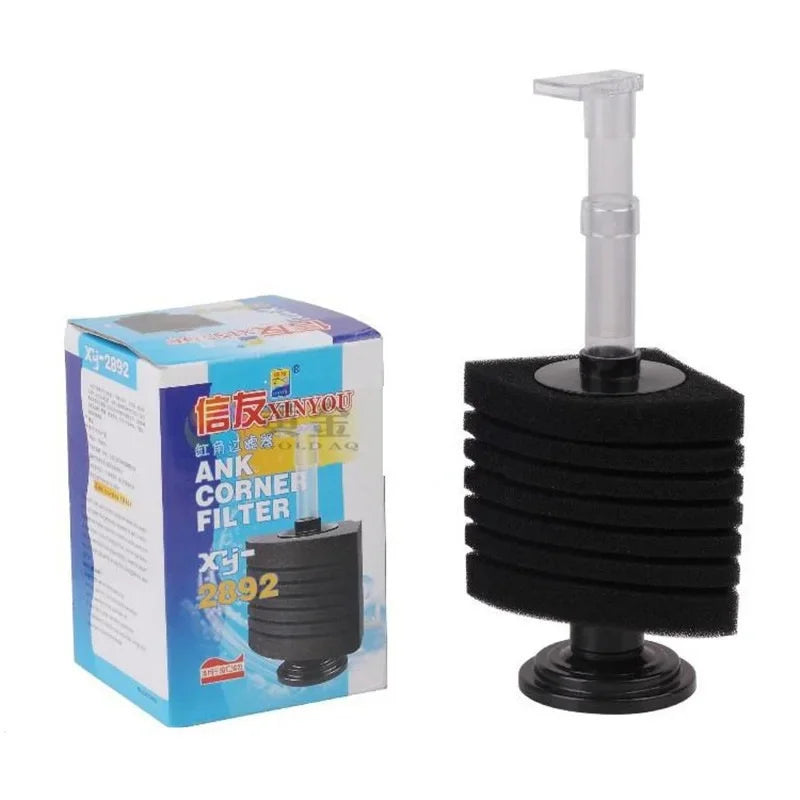Aquarium Pneumatic Sponge Filter (XY-2890/2891/2892/2983, Biochemical Cotton)