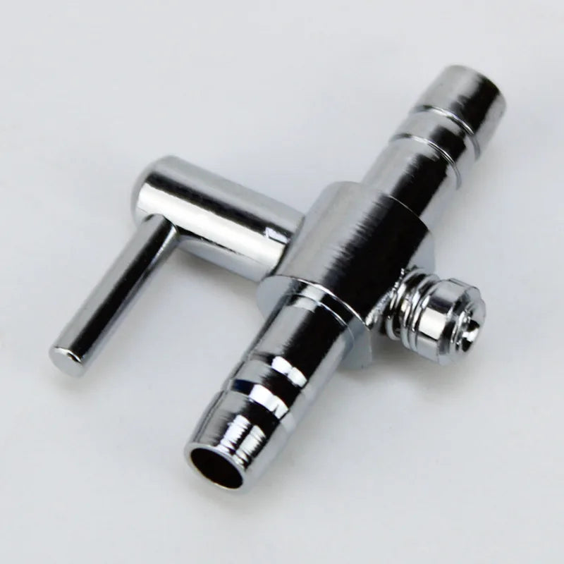 Stainless Steel Aquarium Air Flow Splitter & Valve (Adjustable)