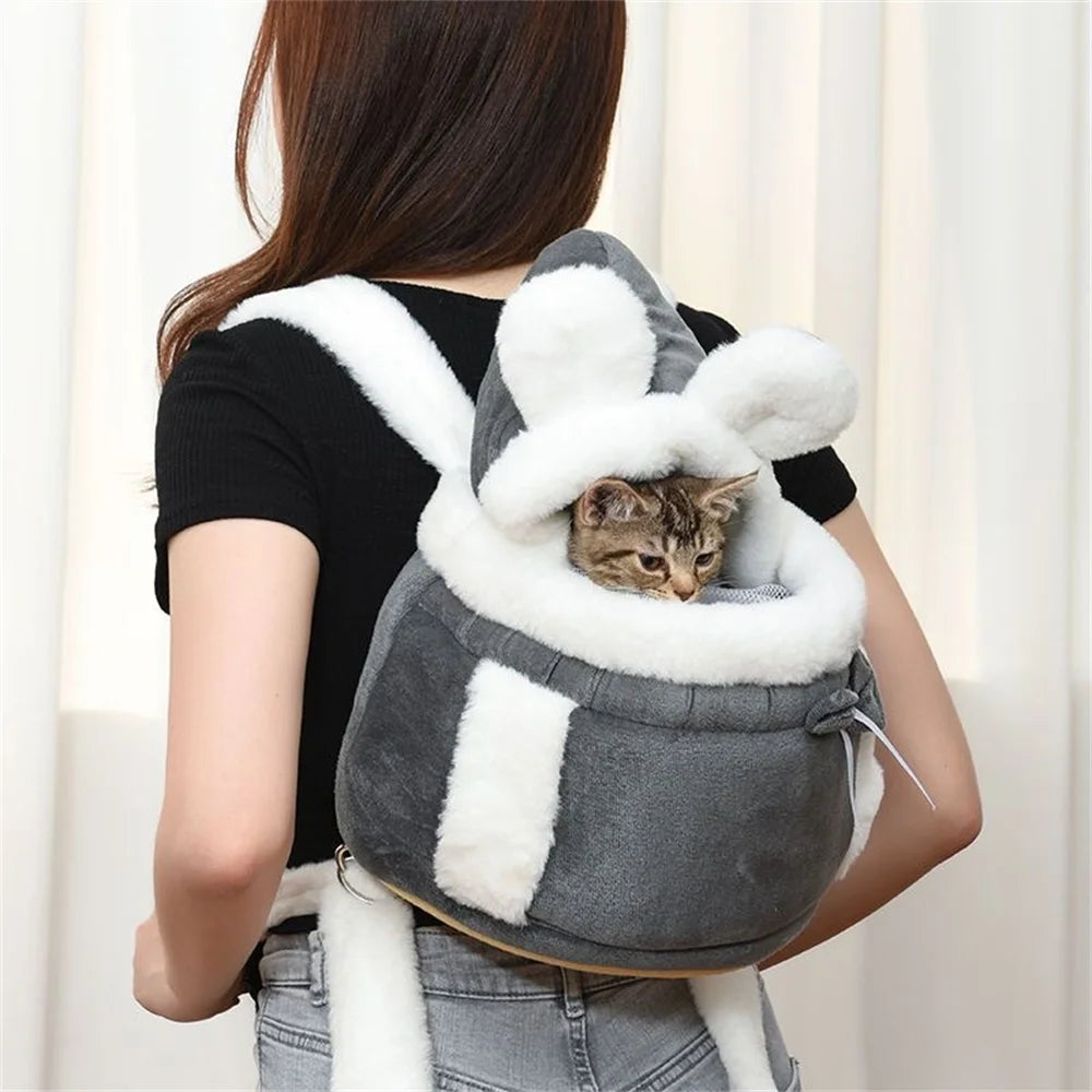 Winter Warm Puppy Carrier Backpack (Outdoor, Travel, Small Breeds)