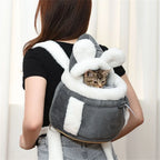 Winter Warm Puppy Carrier Backpack (Outdoor, Travel, Small Breeds)