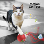 Motion-Activated Self-Rotating Cat Ball — Fast-Rolling Interactive Exerciser