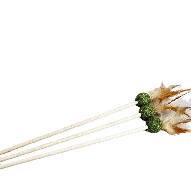 Catnip Feather Teaser Wand (Multipack)
