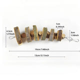 Apple Wood Molar Chew Stick — Skewer Toy for Small Animals