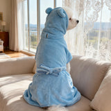 Quick-Dry Pet Bathrobe Towel — Super-Absorbent for Dogs & Cats