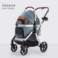 Luxury 4-Wheel Detachable Dog Show Pet Stroller for Cats & Dogs — Separation Trolley