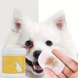 Pet Tear Stain Wipes — 200-Count Eye Cleaning Pads for Dogs & Cats