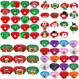 Snowman & Penguin Christmas Bowtie Bulk Pack (50 or 100 Pieces)