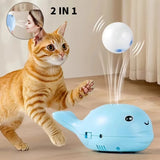 USB-Powered Floating Ball Cat Toy — Hovering Cartoon Design for Active Play