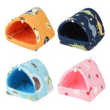 Cozy Small Pet Sleeping Bed — Warm Flannel Nest for Hamsters & Rabbits