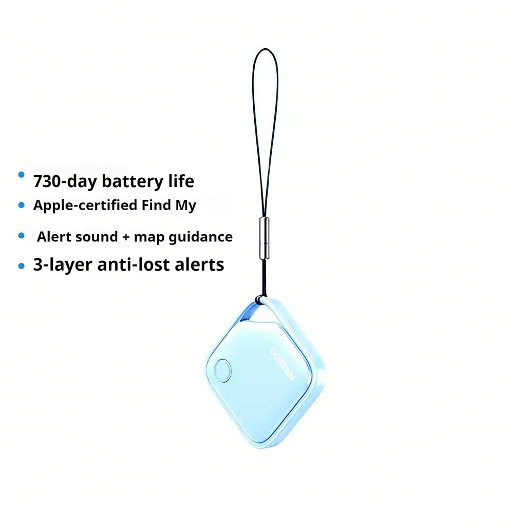 UGREEN Smart Bluetooth Tracker - 2-Year Battery, Apple Find My Compatible for iOS