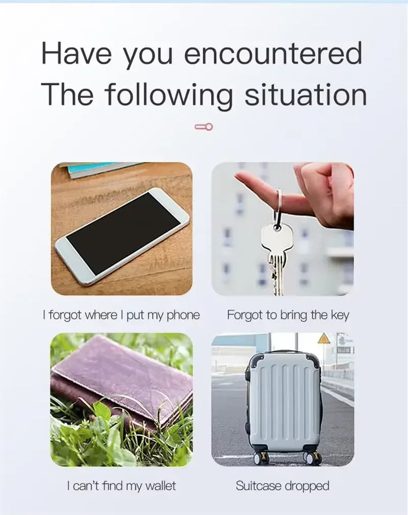 Mini Bluetooth 5.0 GPS Smart Tracker for Pets, Elderly, Kids, Cars & Wallets