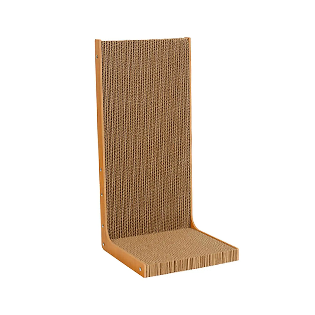 Large Cardboard Cat Scratcher & Nest Bed — Full-Stretch Scratch Pad