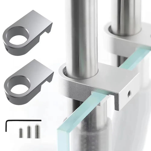 Aluminum Aquarium Water Tube Holder (Portable Pipe Bracket, Fixed Clip)