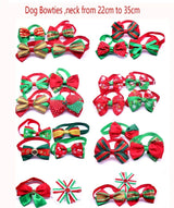 Christmas Pet Bow Tie Bandana 50-Pack (Dog & Cat Accessory)