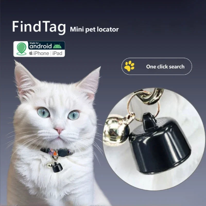 Mini Global GPS Pet Locator for Dogs, Cats & Birds - 3-Day Movement Tracking