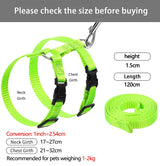 Small Pet Harness & Leash Set — Fun Fruit-Themed Design for 1-2kg Pets