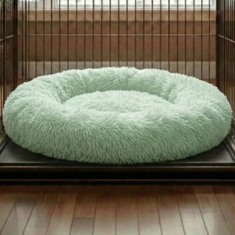 Calming Pet Bed with Extra-Soft Filling, Available in 9 Colors