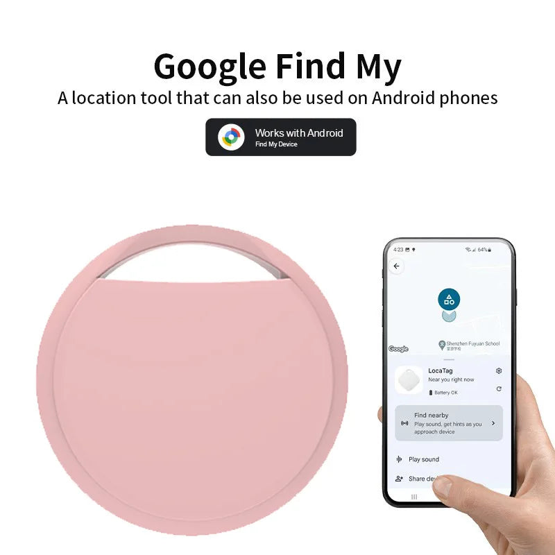 Google Find My Device Compatible iTag Bluetooth Tracker