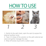 Pet Ear Drops — Flea, Tick & Mite Removal, Earwax Cleaning, 20ml