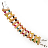 Wooden Climbing Stairs & Seesaw Toy — Activity Set for Small Pets & Birds