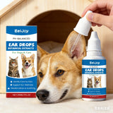 Natural Pet Ear Drops — Anti-Itch Wax Dissolving Cleaner, 30ml
