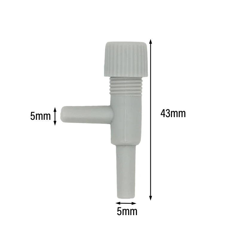 Aquarium Air Flow Control Valves for 5mm Tubing 10/20 Pack