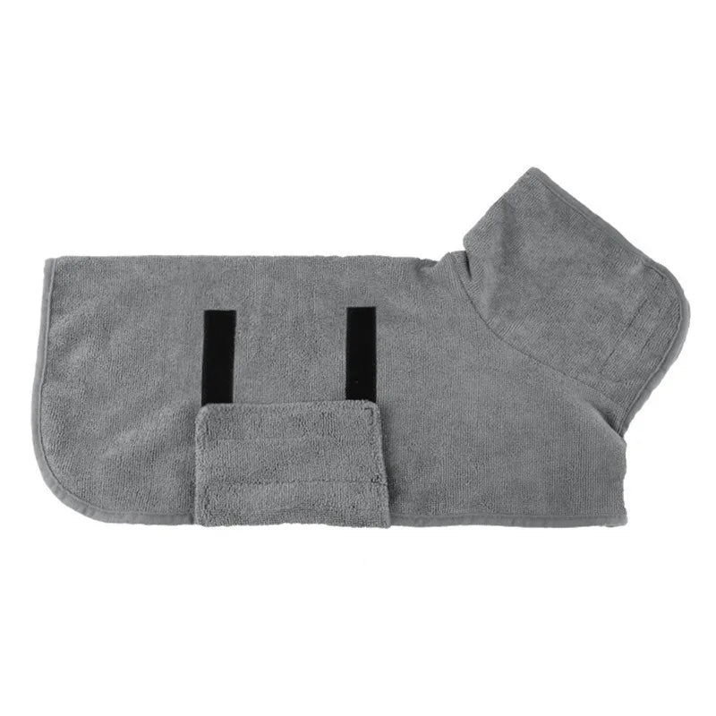 All-Over Wrap Bathrobe Towel for Large Dogs — Quick-Drying & Breathable