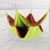Plush Winter Pet Hammock — Double-Layer Fleece Hanging Bed