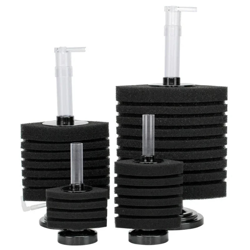 Aquarium Pneumatic Sponge Filter (XY-2890/2891/2892/2983, Biochemical Cotton)