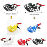 Adjustable Anti-Bite Dog Muzzle (Buckle, Stops Barking, All Breeds)