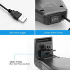 USB Aquarium Cooling Fan — Adjustable Speed for Shrimp Tanks