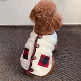 Christmas Winter Vest for Golden Retriever & Large Dogs