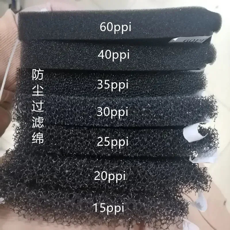 Aquarium Polyurethane Filter Sponge (Biochemical Cotton, Reusable, Cut-to-Size)
