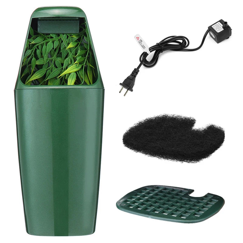 Automatic Reptile Water Fountain — Filtered Drinking Dispenser for Amphibians & Reptiles
