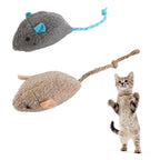 2-Pack Portable Catnip Fake Mice Cat Toys — Soft Simulated Mouse Training Toys for Kittens