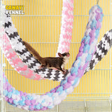 Braided Cotton Rope Toy — 60cm Chew & Climb Perch for Birds & Small Pets