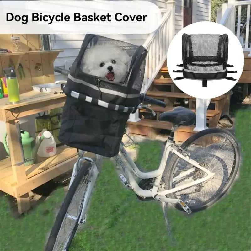 Dog Bike Safety Top (Lightweight, Reflective, Breathable, Polyester)