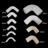 Soft Silicone Aquarium Elbow Connector (Flexible Joint, Hard Tube Adapter)